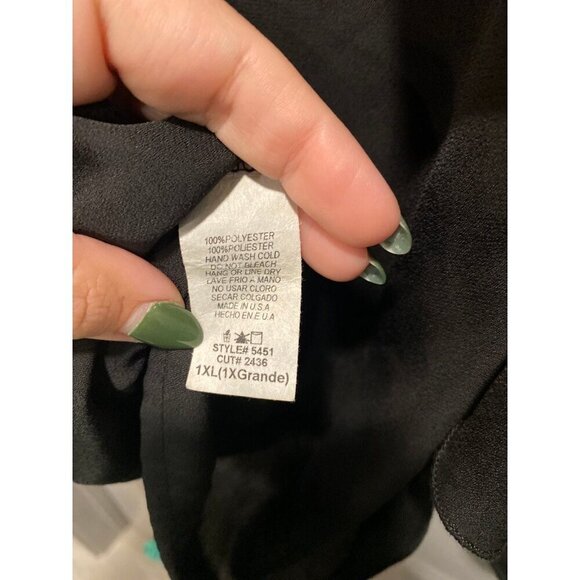 Humble Chic NY Black Bow Back Top – 1X, NWT! - Picture 7 of 7